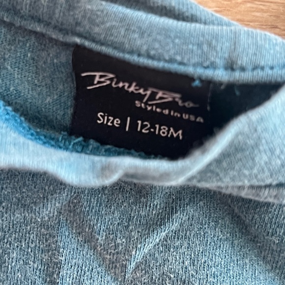 Binky Bro Stay Salty Teal Kids T-Shirt - Picture 4 of 4